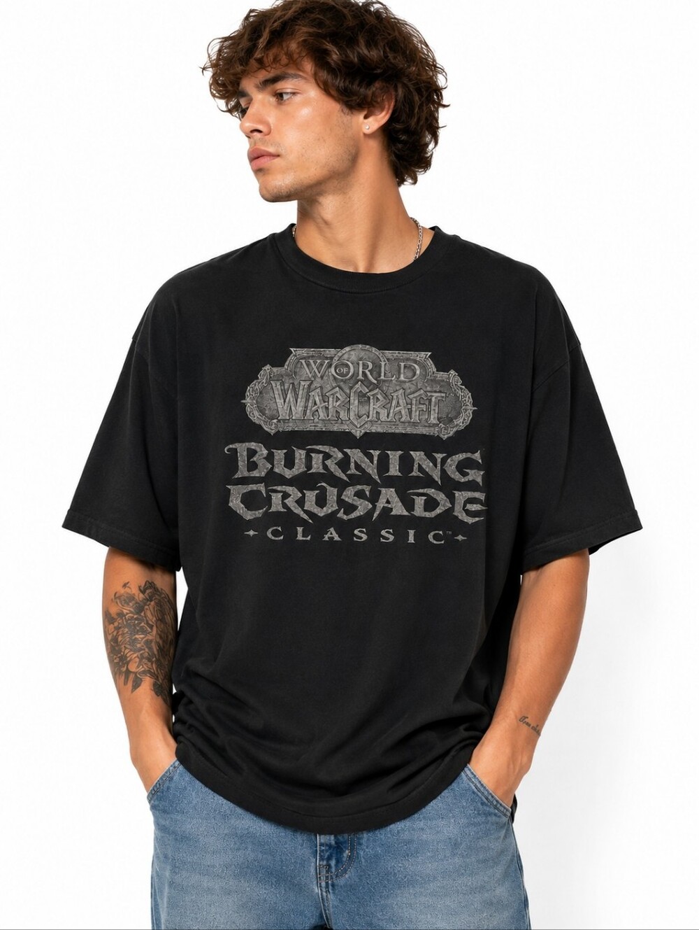 World of Warcraft Burning Crusade Classic Graphic T-Shirt Black 2XL Fanatics